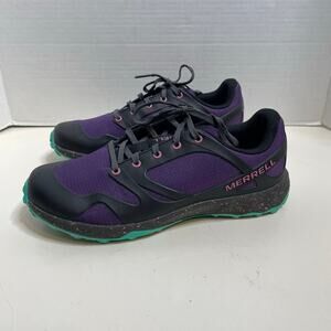 Merrell Kids Alta Light Low Purple Black Athletic Hiking Trail Shoes SZ 5
